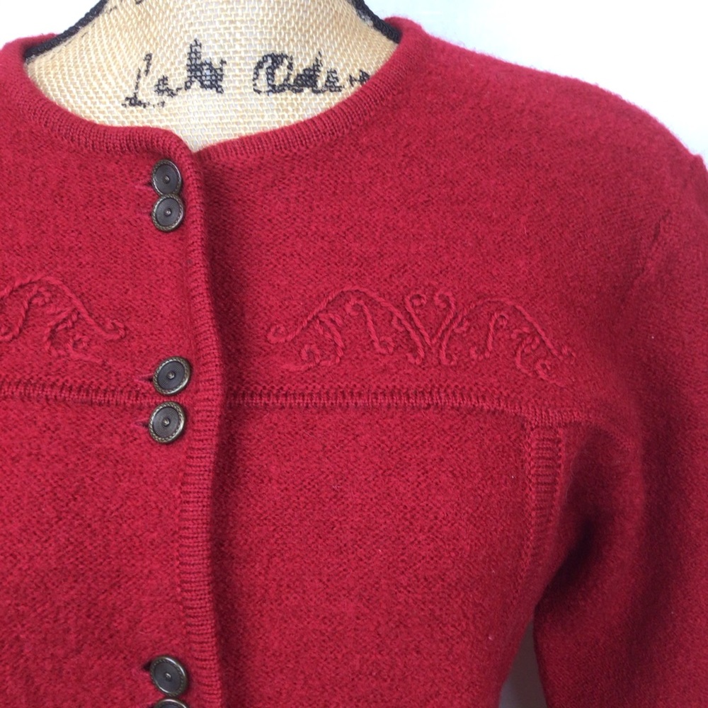 Pendleton Red Wool Zip Jacket - image 4